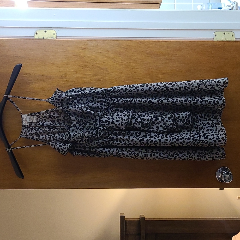 Leopard Print Sundress Size S